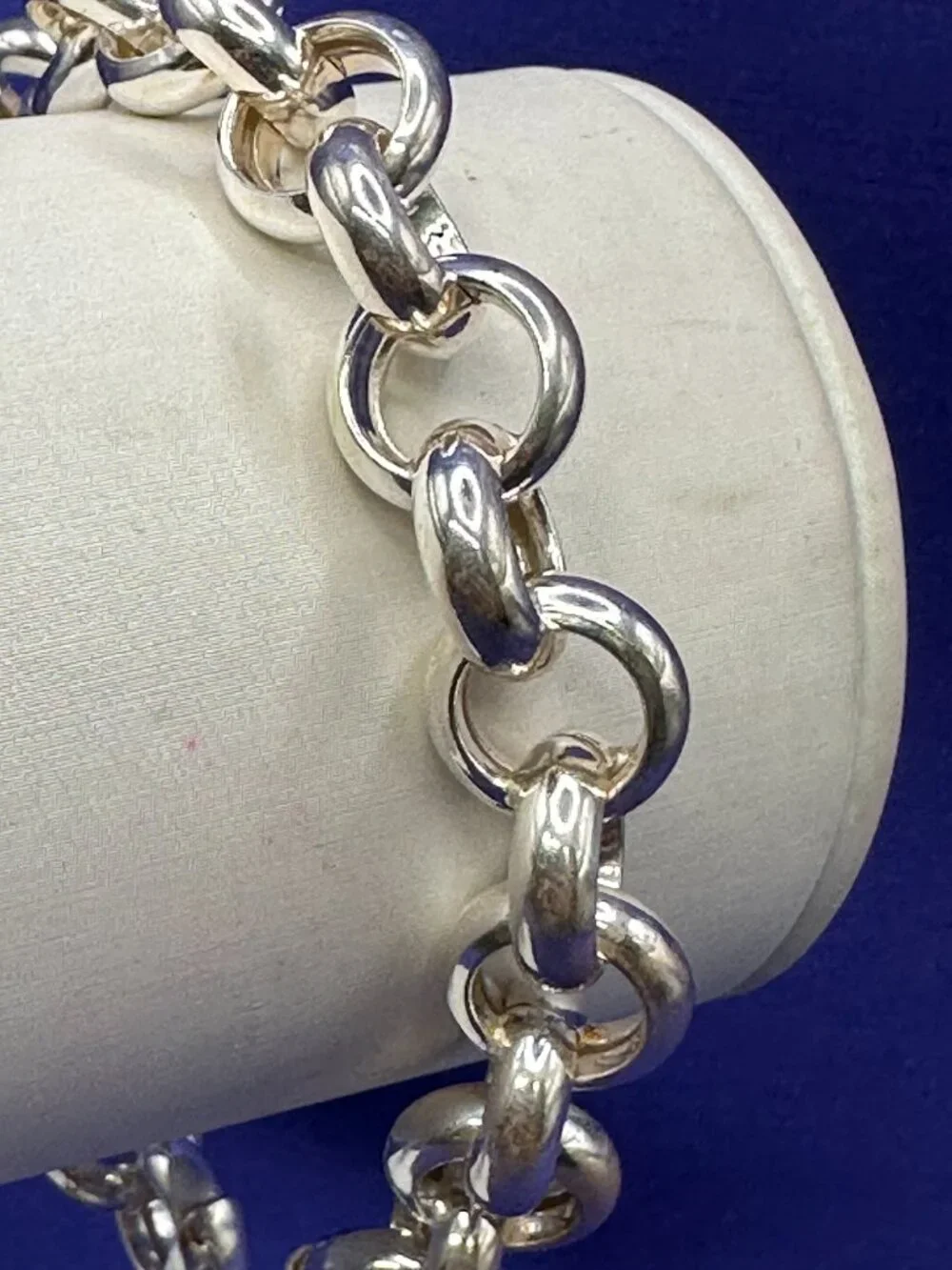 Milor Italy 950 Ultrafine Silver Open Link Bracelet - Picture 5 of 16